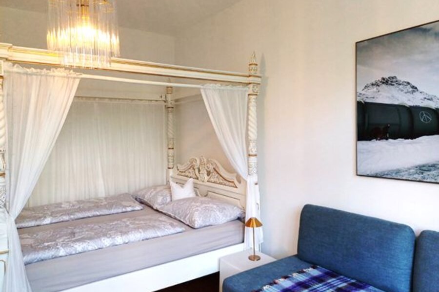 Canopy bed & sleeping couch