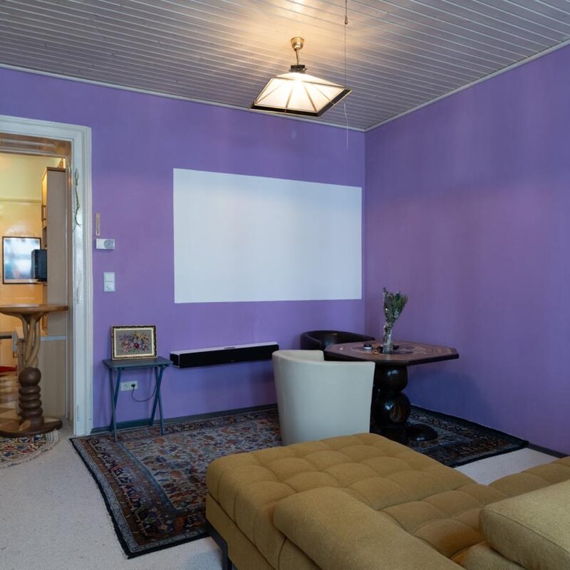 Projector Screen Visible