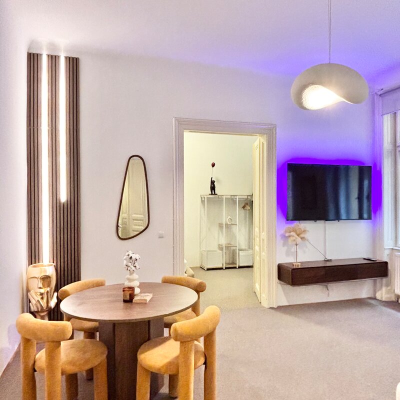 Stilvoll möbliertes Apartment mit Essbereich & TV – Kurzzeitmiete & Wohnen auf Zeit für 1 bis 6 Monate in Wien