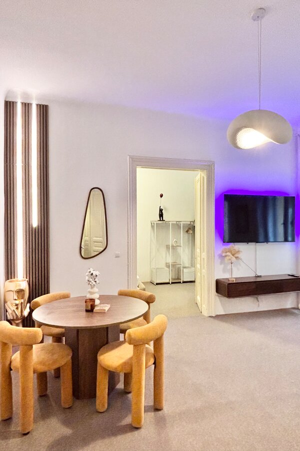 Stilvoll möbliertes Apartment mit Essbereich & TV – Kurzzeitmiete & Wohnen auf Zeit für 1 bis 6 Monate in Wien