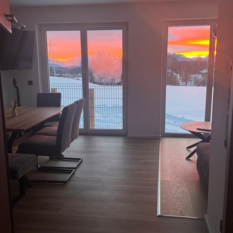 Wohnung mit Sonnenaufgang