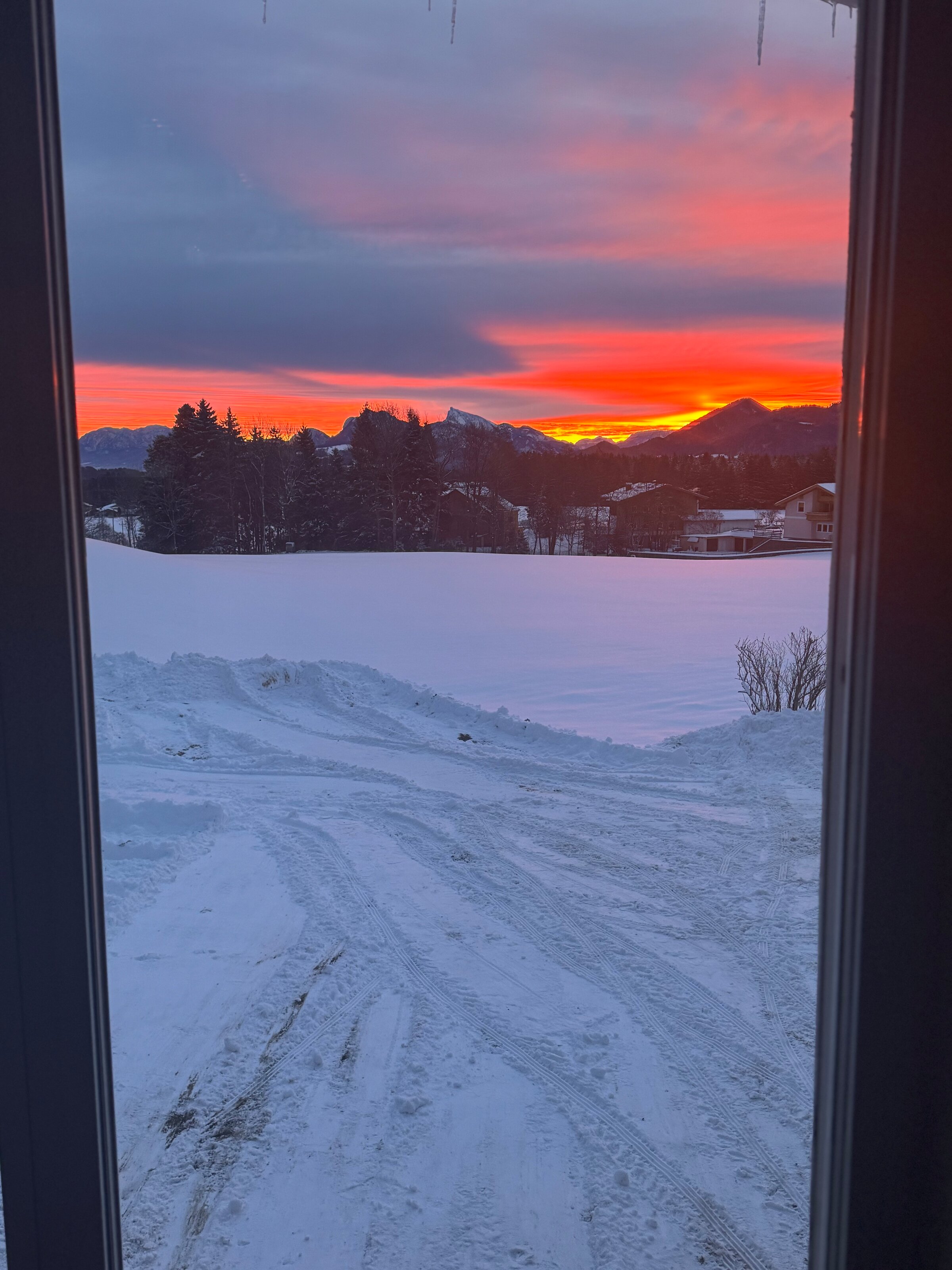 Ausblick vom Wohnzimmer