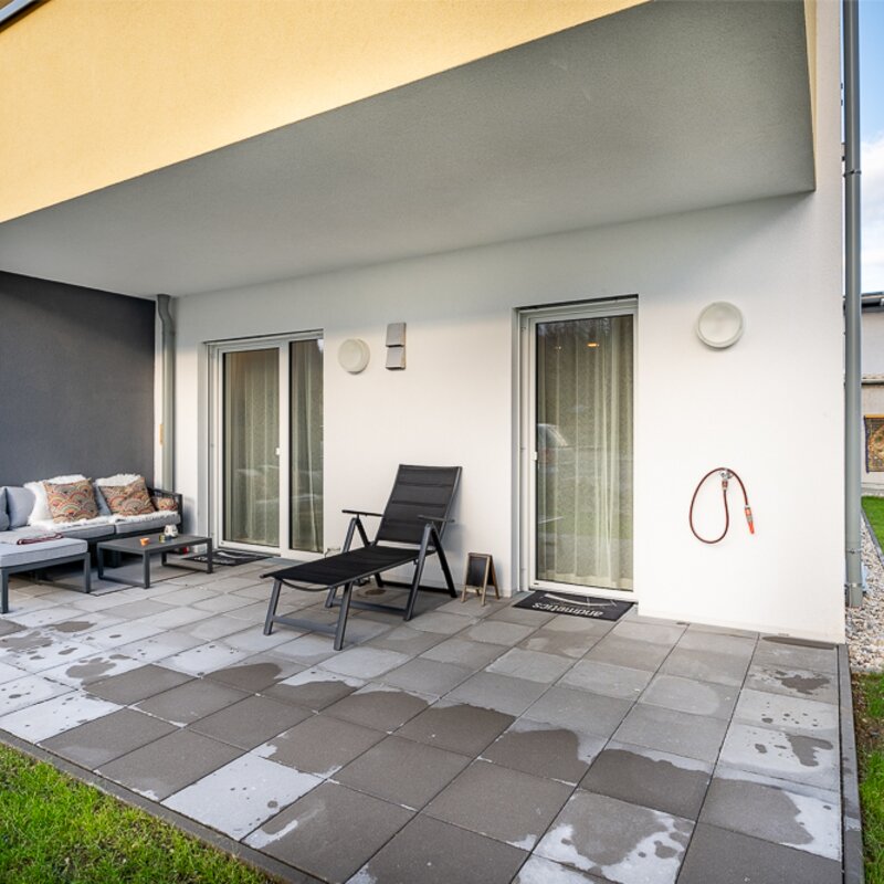 Terasse mit Garten  | © Andrea Lehner 