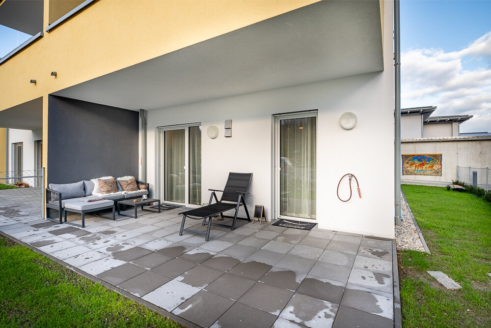 Terasse mit Garten  | © Andrea Lehner 