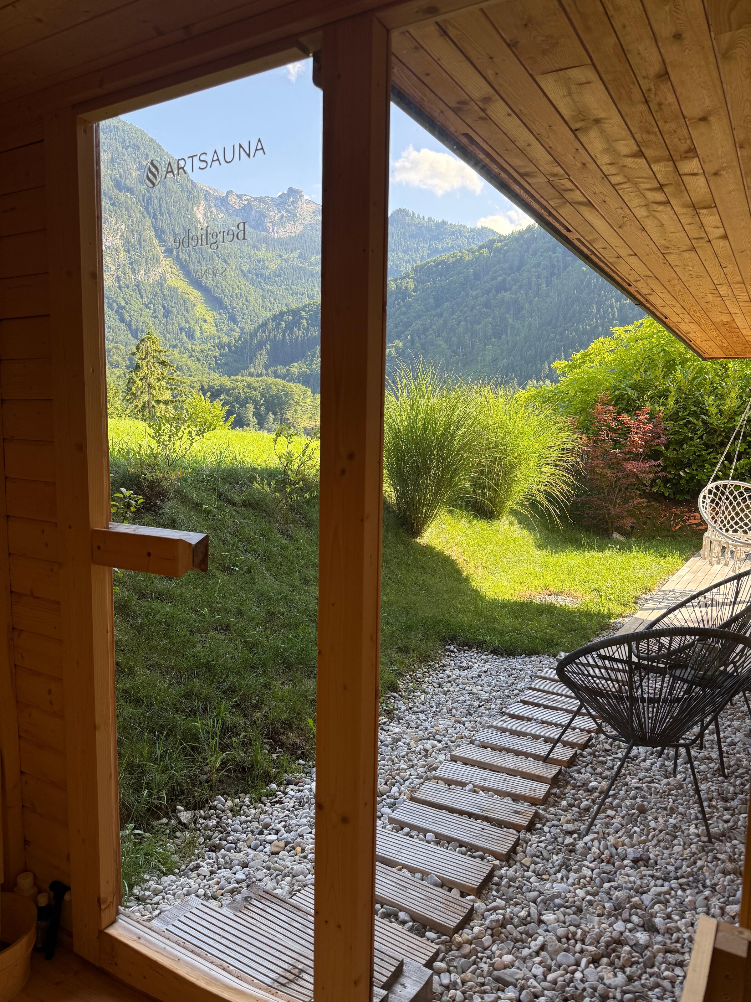View from sauna