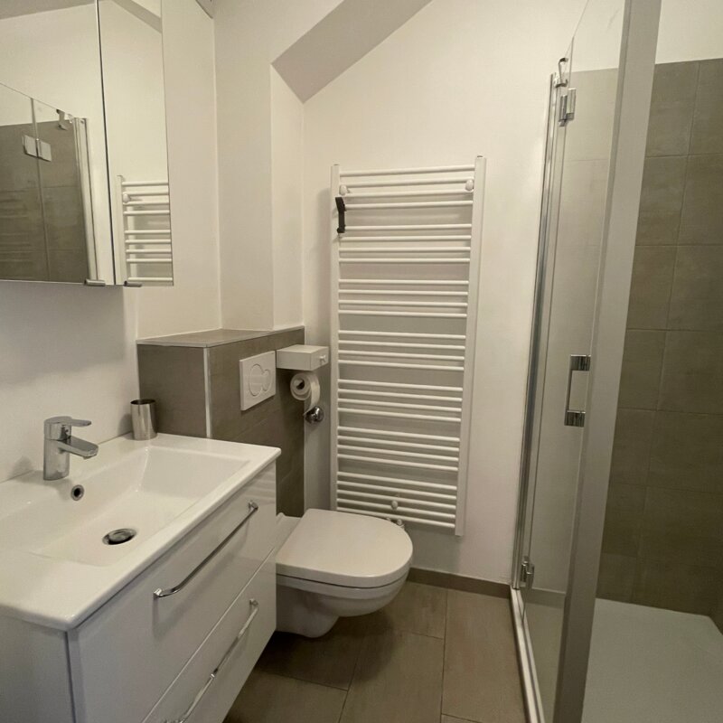 Bathroom with WC and shower