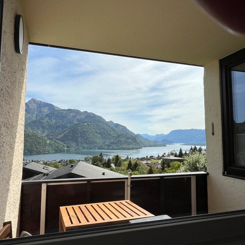 Ausblick Wohnzimmer | © Living St. Gilgen