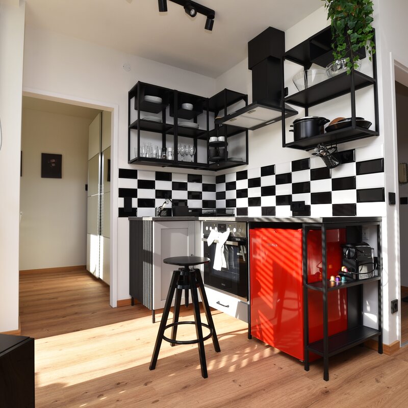 voll ausgestattete Küche