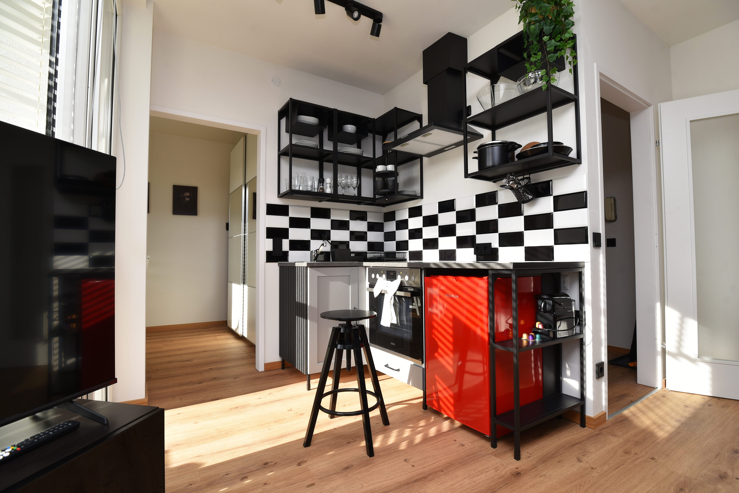 voll ausgestattete Küche