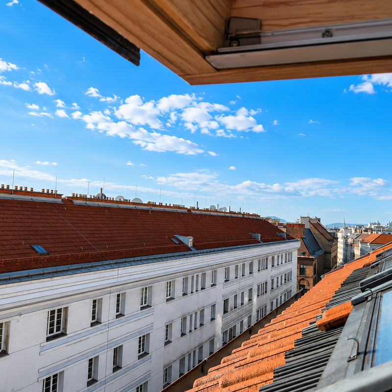View from the skylights | © Privat