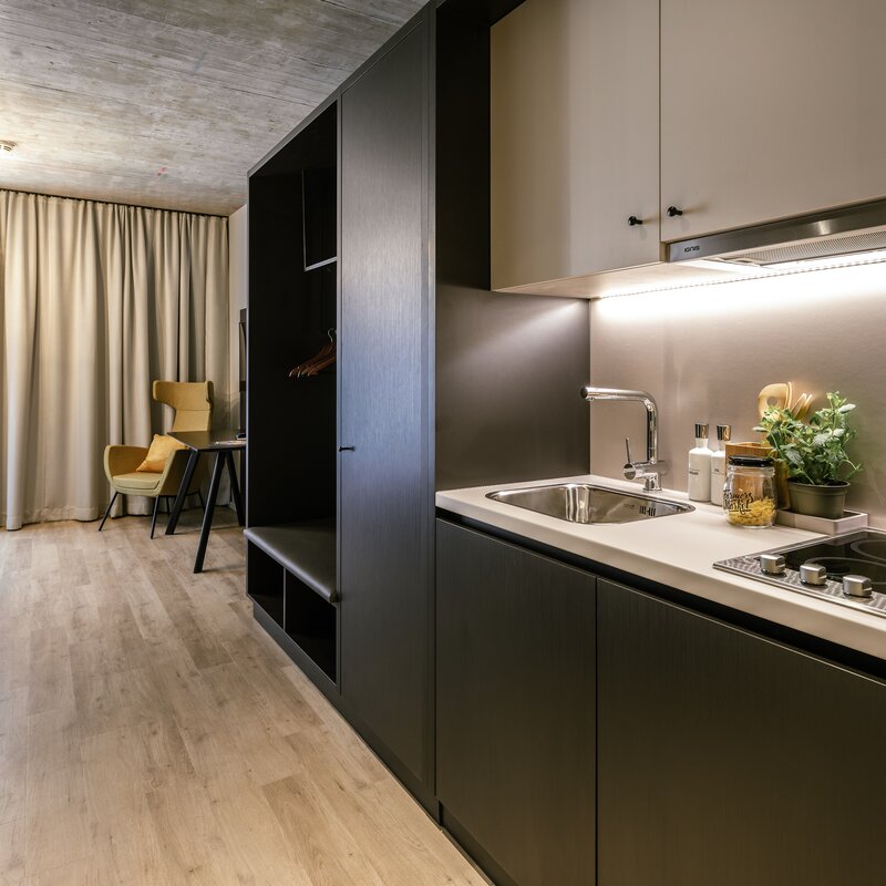 Fully equipped kitchenette | © Adina Serviced Apartments Vienna