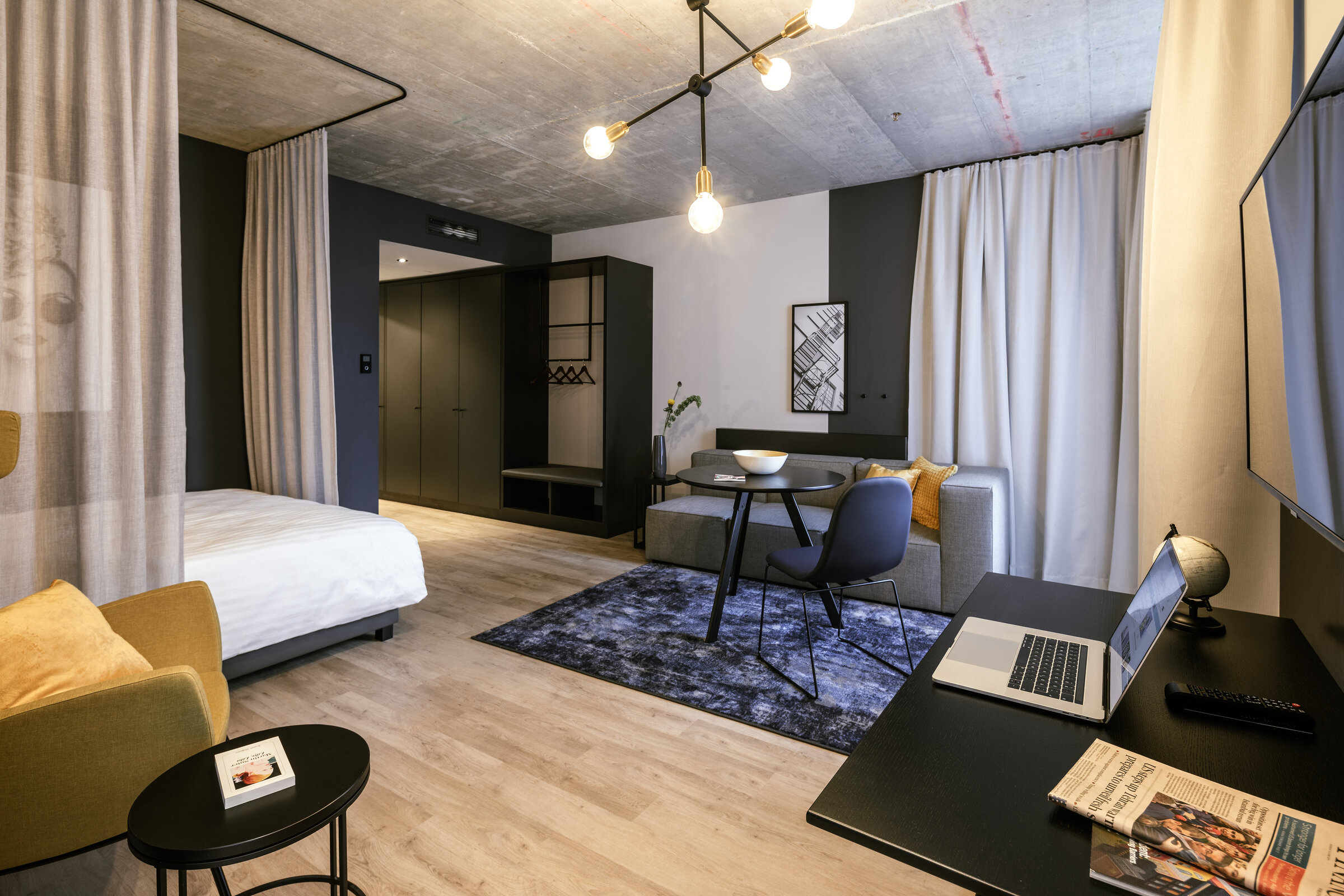 Living- and sleeping area | © Adina Serviced Apartments Vienna