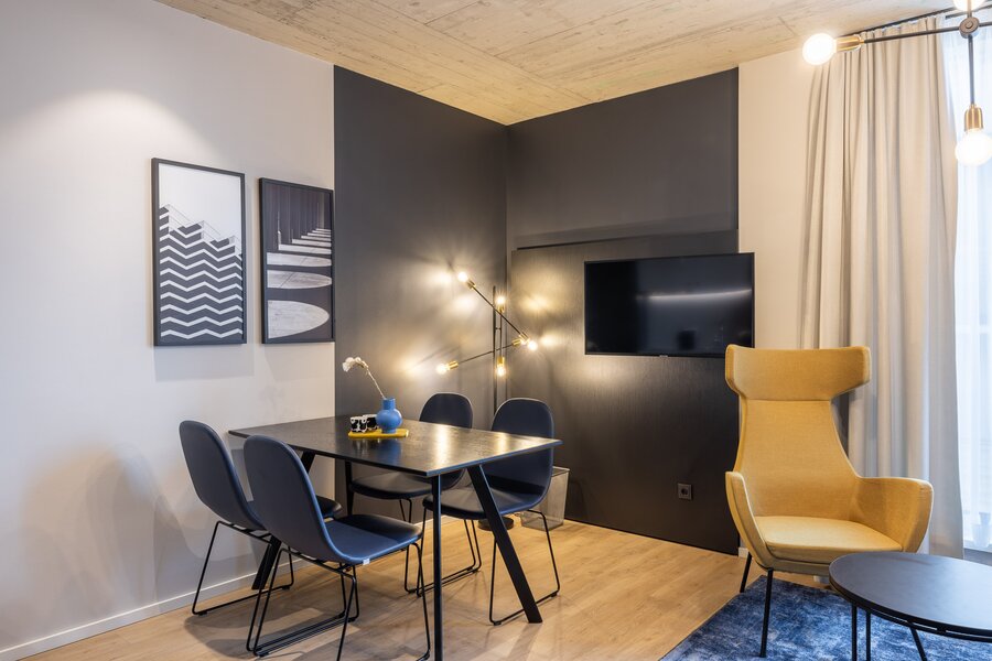 Living- and sleeping area | © Adina Serviced Apartments Vienna
