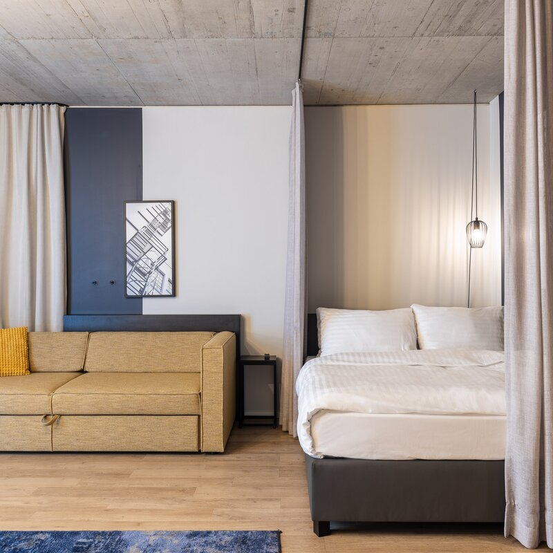 Living- and sleeping area | © Adina Serviced Apartments Vienna