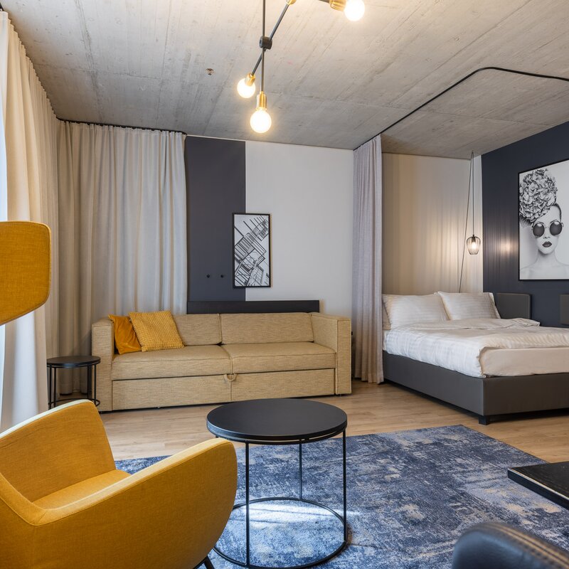 Living- and sleeping area | © Adina Serviced Apartments Vienna
