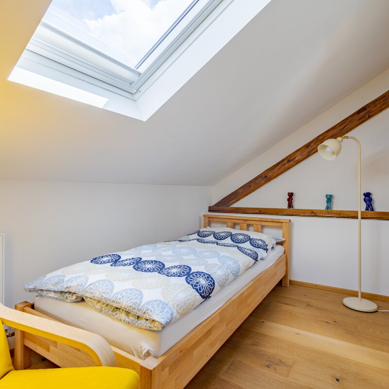Bedroom 2 with a single bed