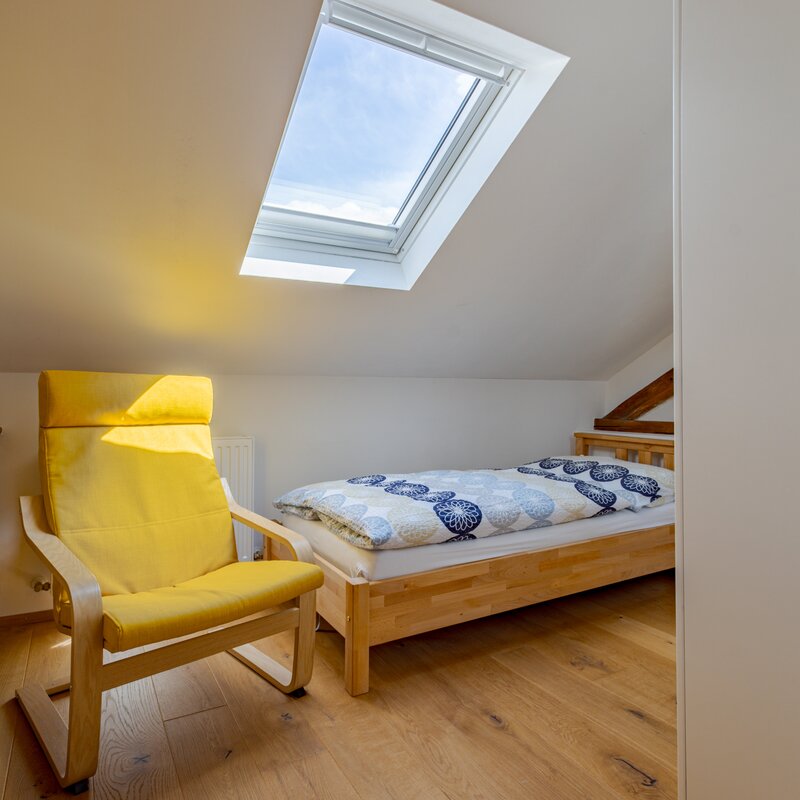 Bedroom 2 with a single bed