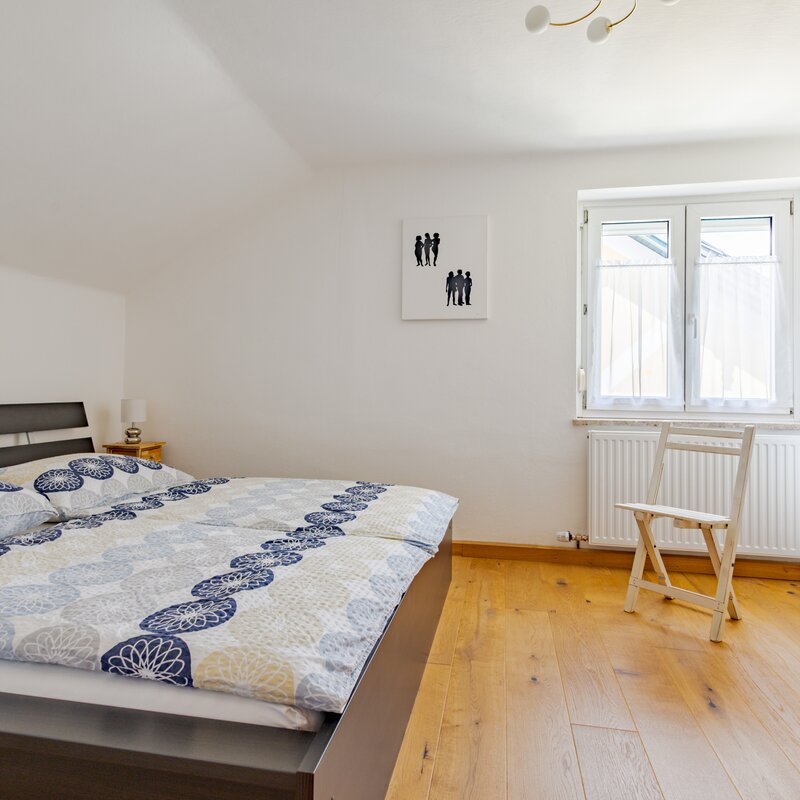 Bedroom 1 with double bed