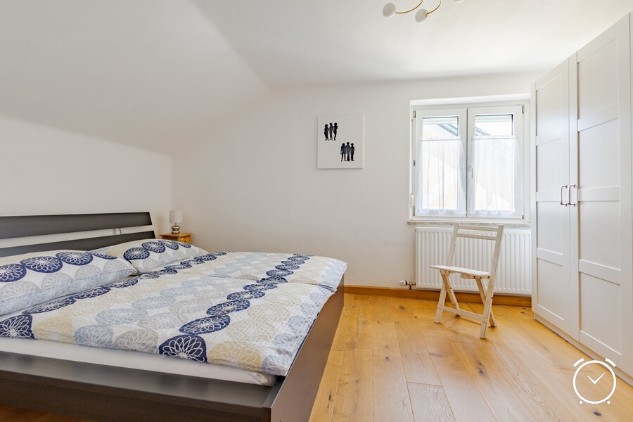 Bedroom 1 with double bed