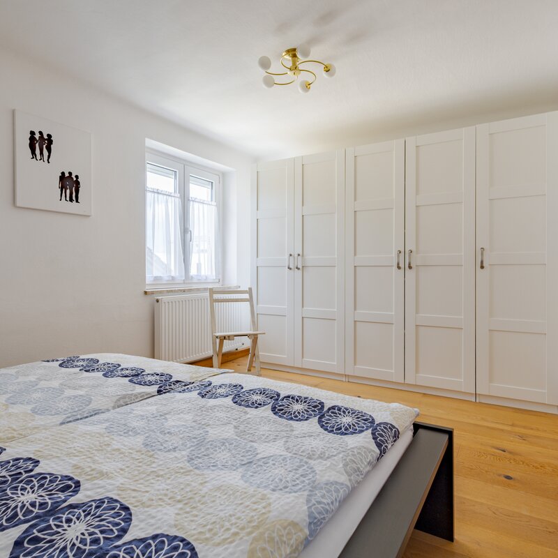 bedroom 1 with a double bed