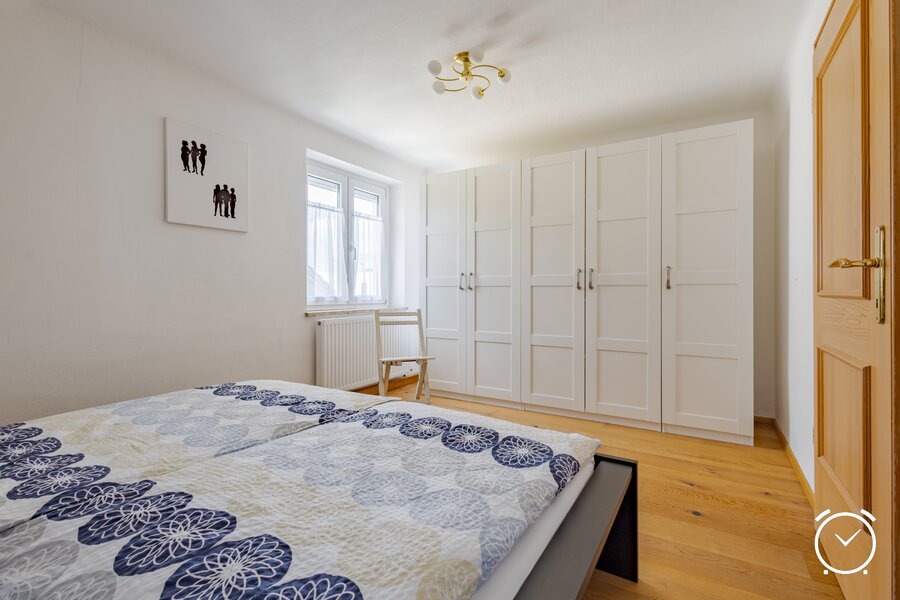 bedroom 1 with a double bed