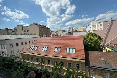 Blick über Wiener Dächer – 3-Zimmer Wohnung, urbane Lage, Kurzzeitmiete & Wohnen auf Zeit für 1 bis 6 Monate in Wien