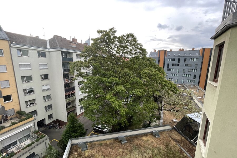 Ausblick in den Innenhof