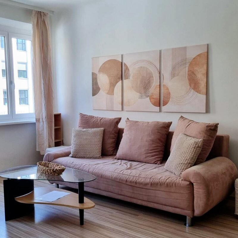 sofa in living room
