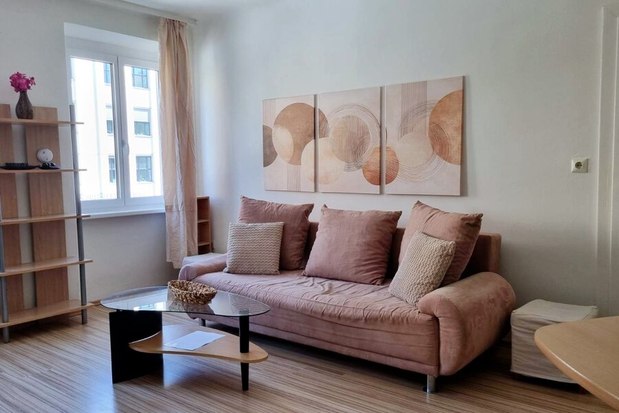 sofa in living room