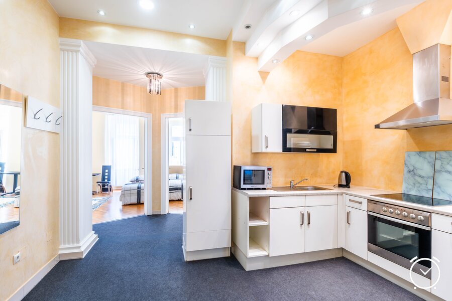 Bright 3-room apartment with modern fitted kitchen for short-term rental – temporary housing for 1 to 6 months in Vienna