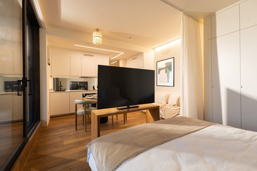 Sleeping area with Closet 