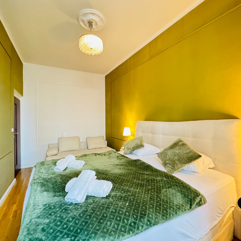 Stylish furnished bedroom in 2-room apartment – short-term rental & temporary housing for 1 to 6 months in Vienna