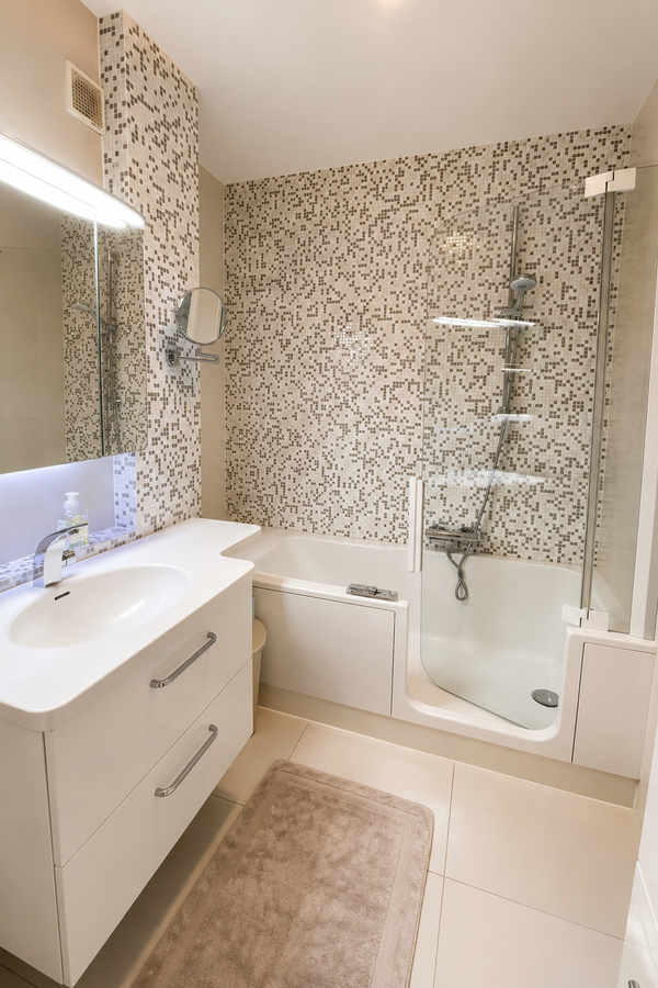 Dusche, Badewanne | © Raider