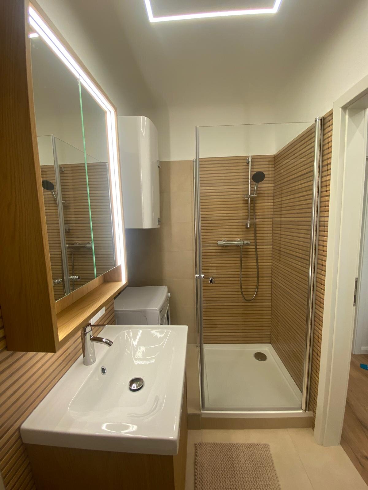 Stylish, Bright Bathroom