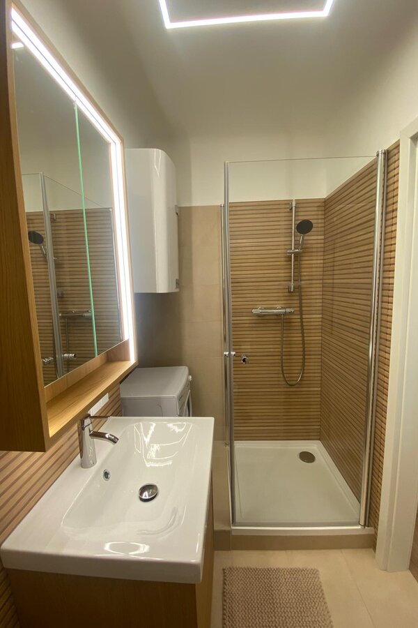 Stylish, Bright Bathroom