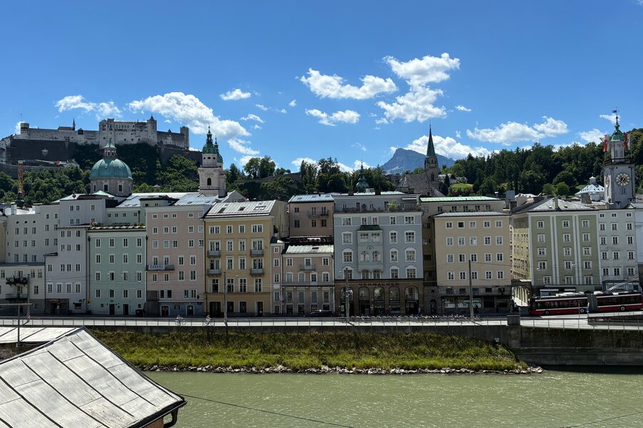 Blick auf Salzburgs Altstadt & Festung – 2-Zimmer-Wohnung zur Kurzzeitmiete, Wohnen auf Zeit 1 bis 6 Monate | © Barbara Higgs
