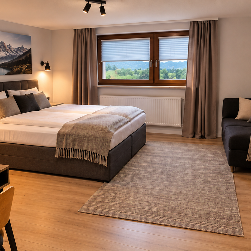 Doppel Bett + Stockbett