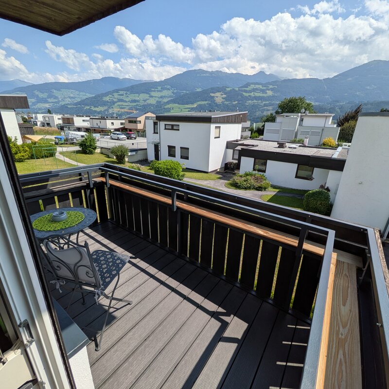 Balkon mit Aussicht