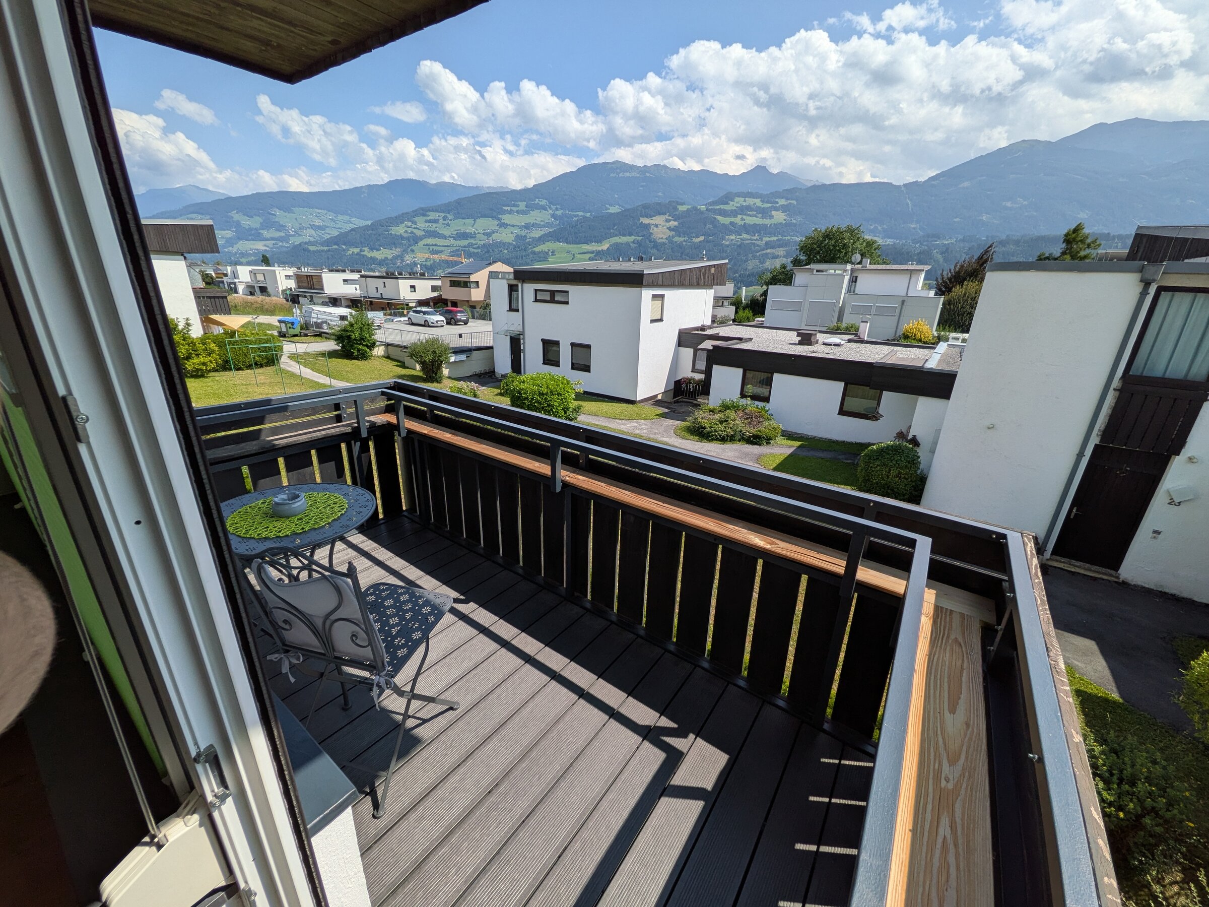 Balkon mit Aussicht