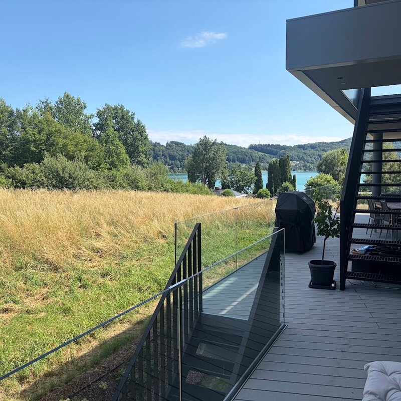 Ausblick vom Balkon aus
