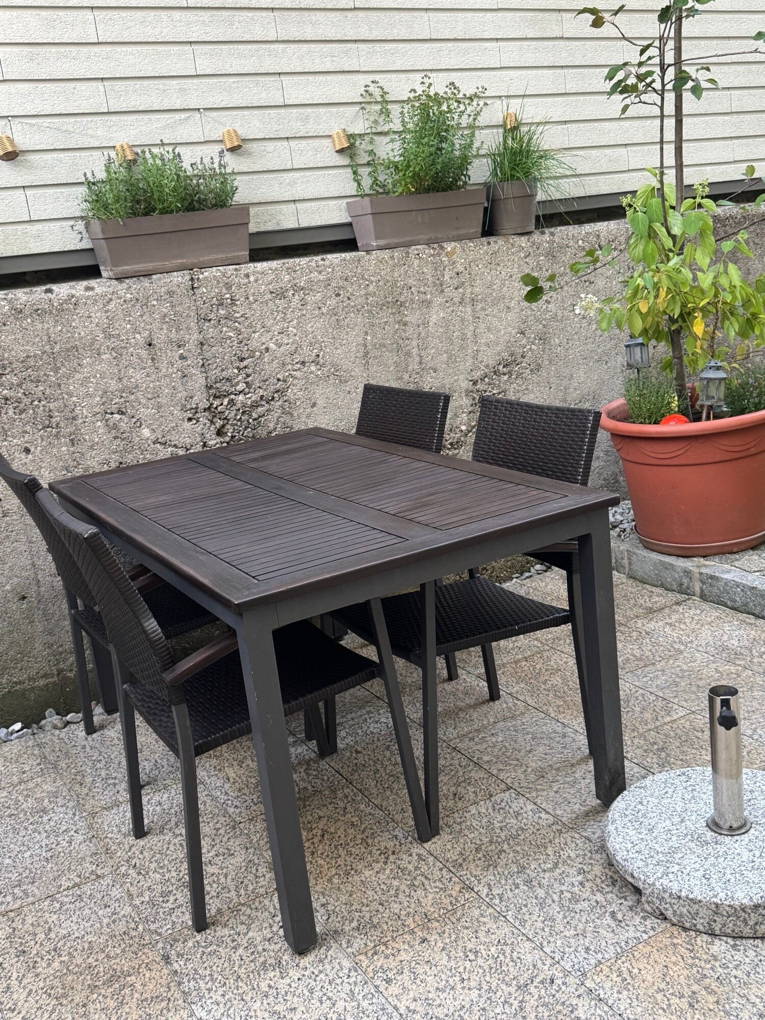 private terrace.