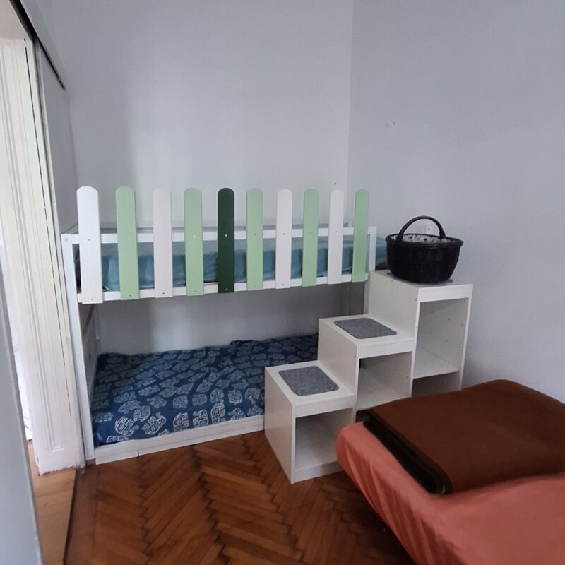 Schlafzimmer mit Zusatzbett | © Sofia Gielge