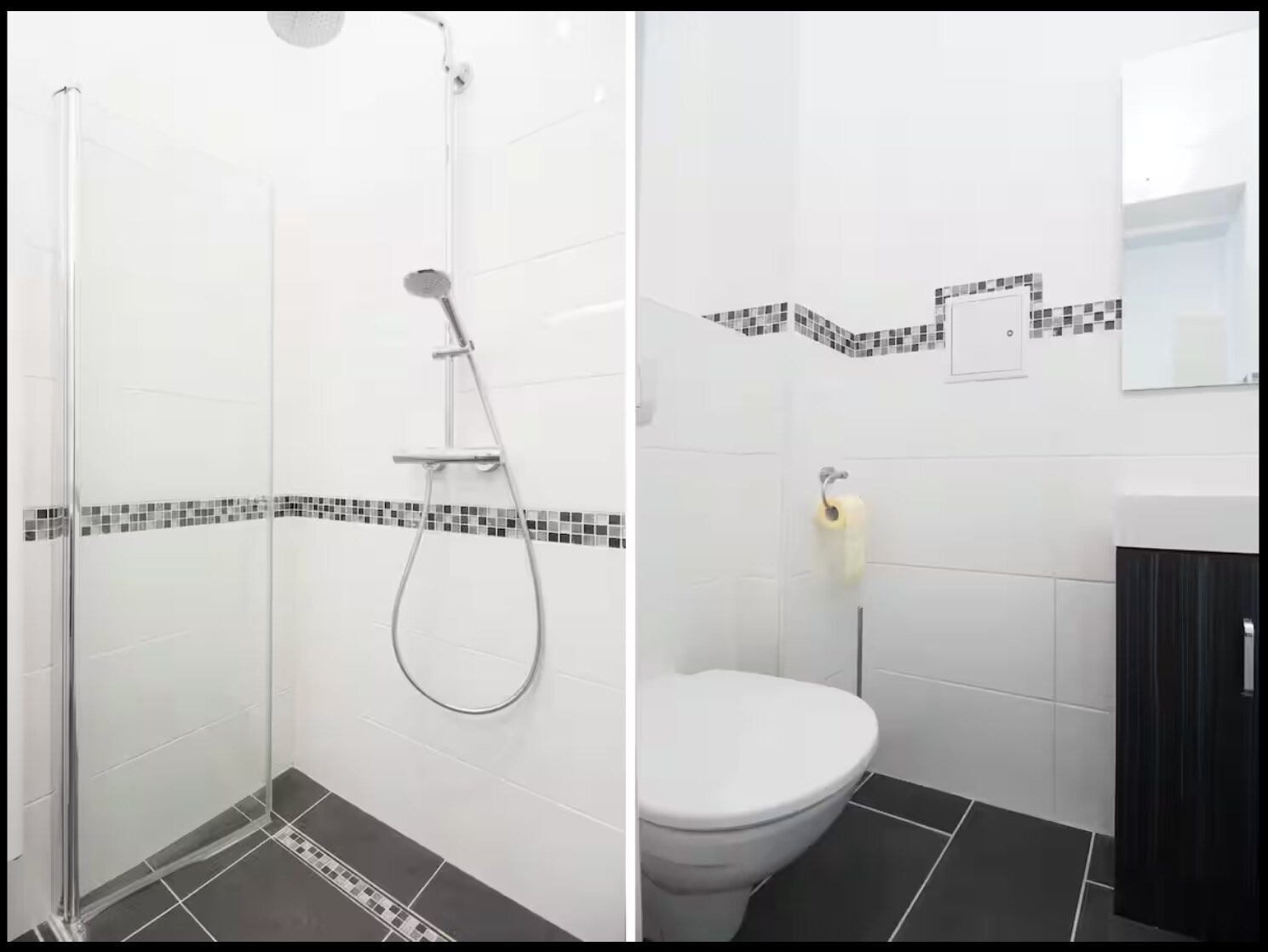 diese sind in getrennten Räumen 