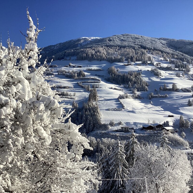 Die Aussicht in die Berge