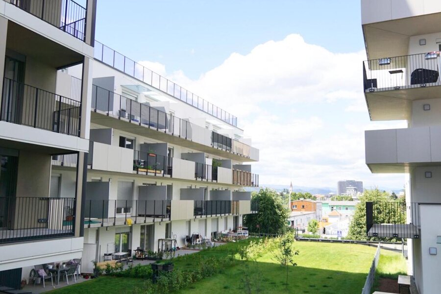 Aussicht in den Innenhof