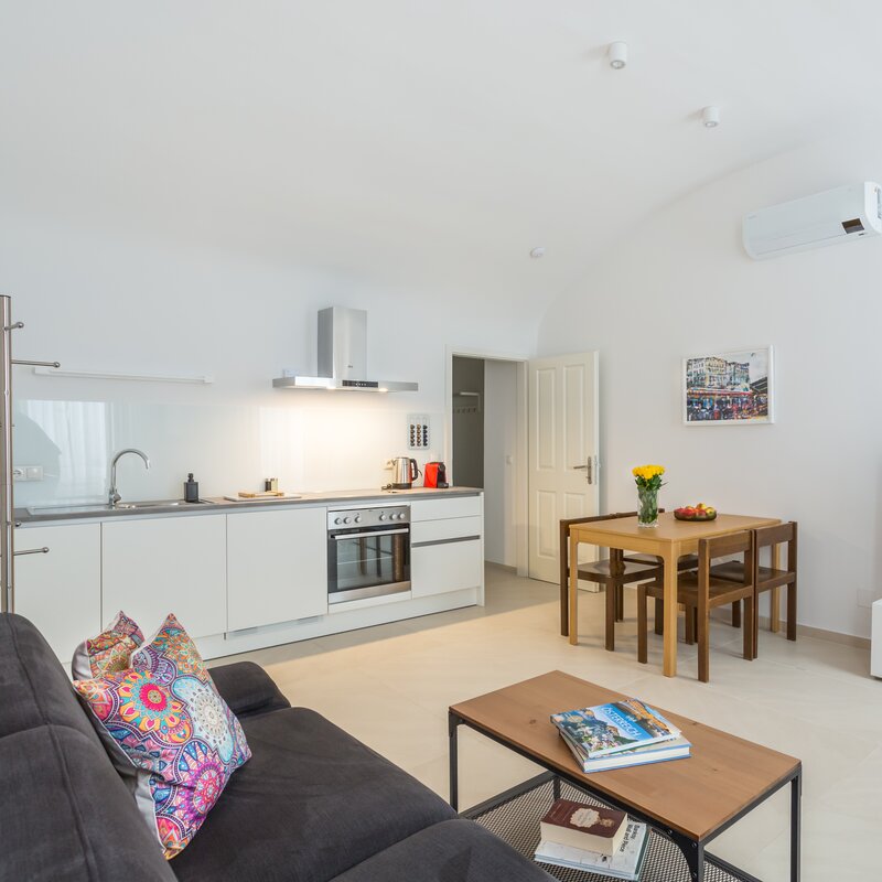 Wohnbereich mit Küche