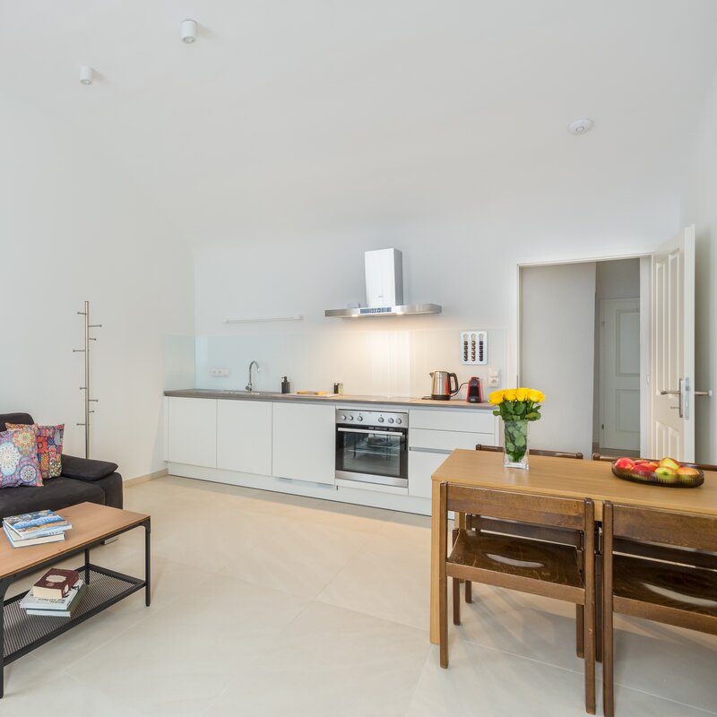 Wohnbereich mit Küche