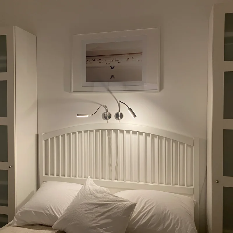 Schlafbereich mit französischem Bett