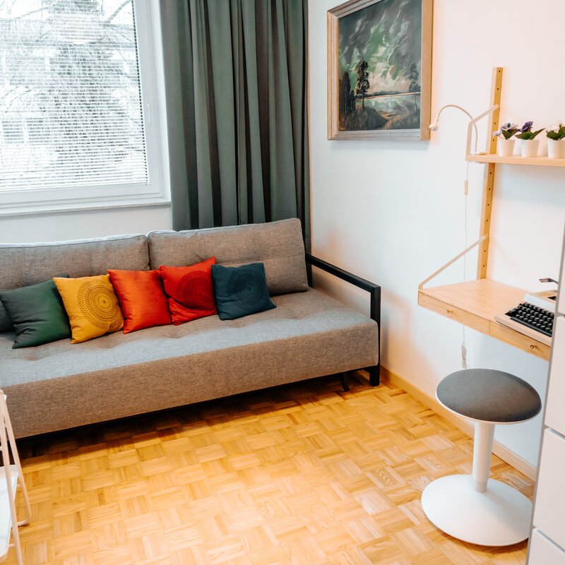 Kleineres Schlafzimmer