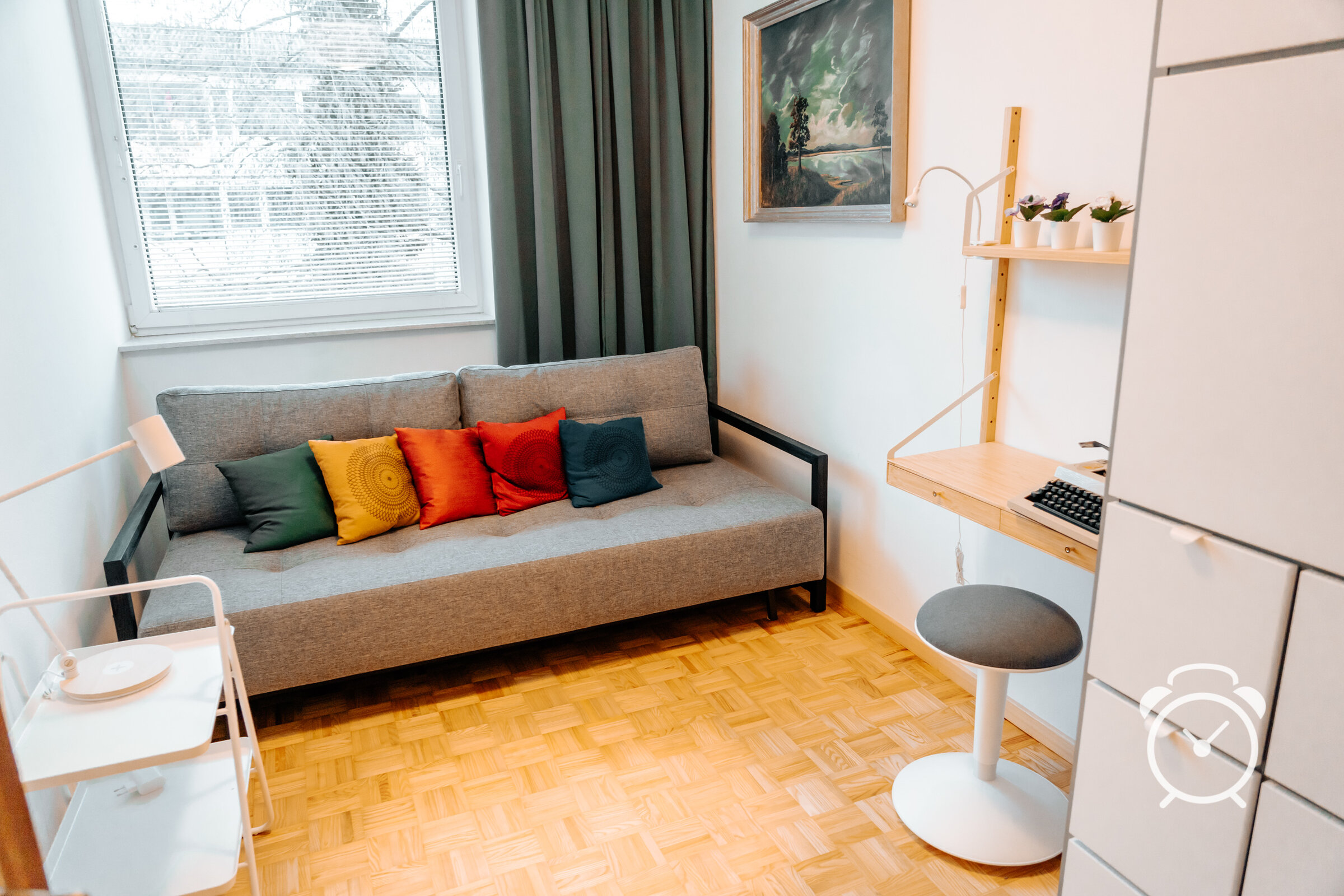 Kleineres Schlafzimmer